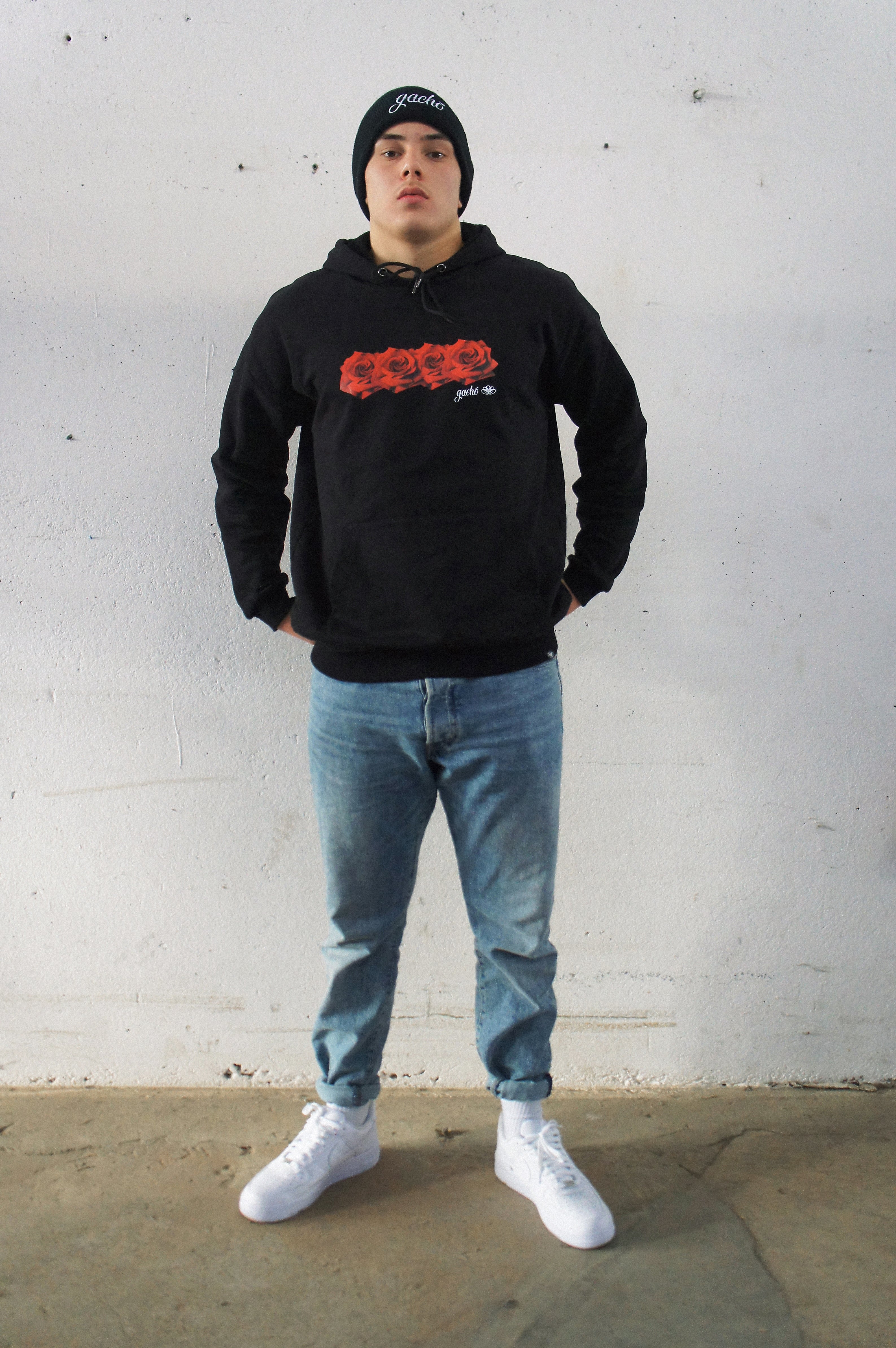 Hoodie with Roses