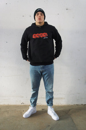 Hoodie with Roses
